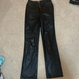 Black leather pants. Great condition
